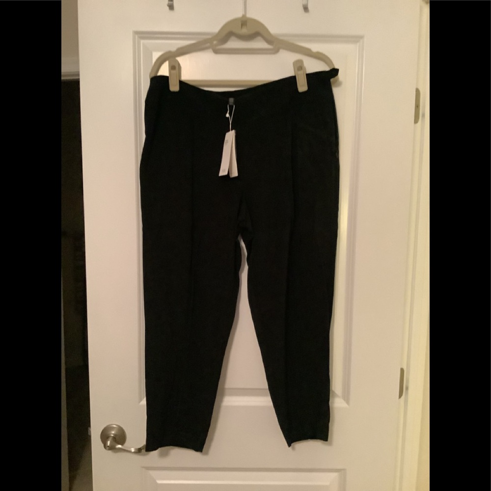 Black Ankle Slouchy Pants